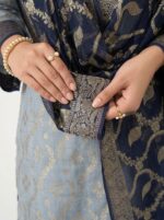 Premium Cotton Unstitched 3 Piece Suit Set for Women with Elegant Paisley Floral Print, Printed Kurta Fabric, Designer Dupatta & Matching Salwar Material - Image 4