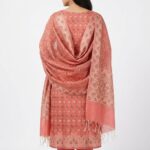 Elegant Cotton Unstitched 3 Piece Suit with Floral Buti Printed Kurta, Beautiful Printed Dupatta with Decorative Border & Matching Salwar Fabric - Image 8
