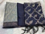 Premium Cotton Unstitched 3 Piece Suit Set for Women with Elegant Paisley Floral Print, Printed Kurta Fabric, Designer Dupatta & Matching Salwar Material - Image 7